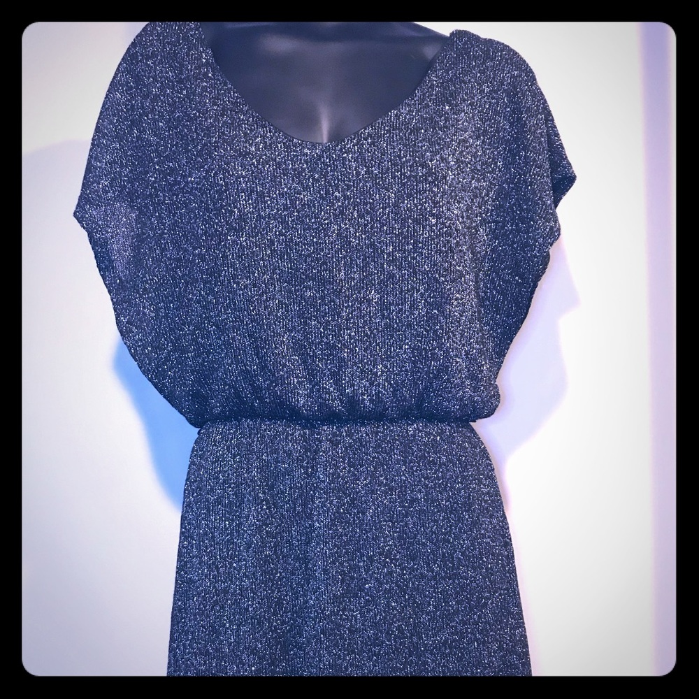 Vanity Black Shimmer Dress